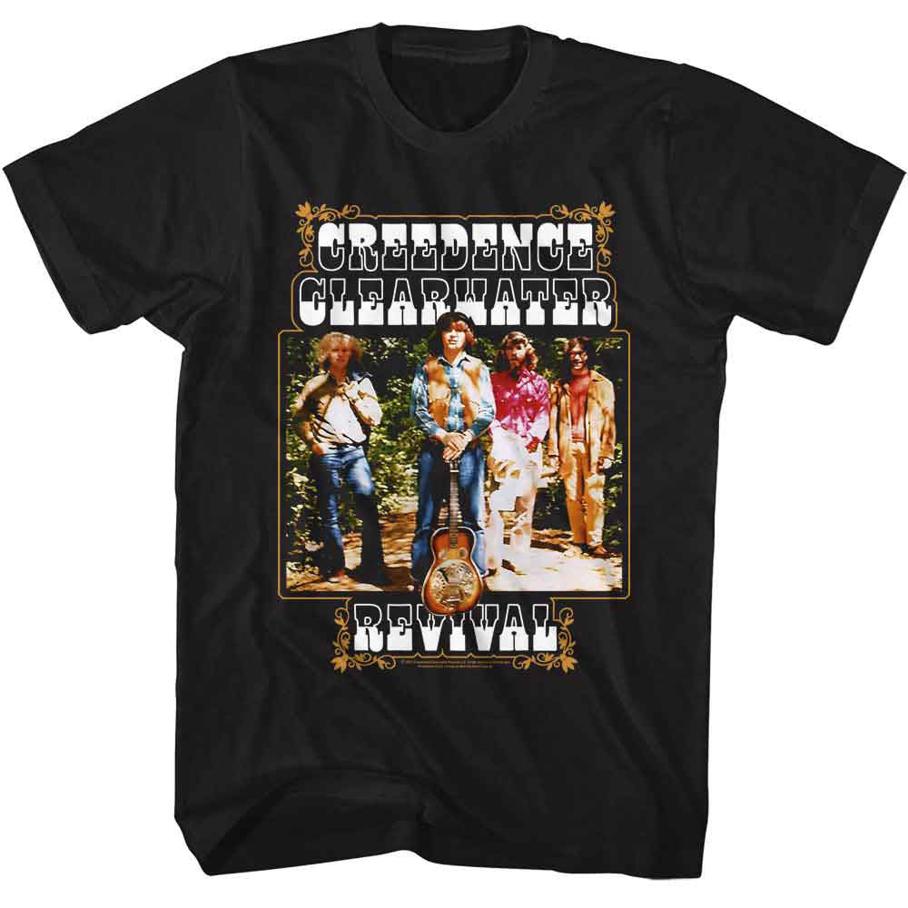 Creedence Clearwater Revival Ccr Band And Fancy Box T-shirt Front