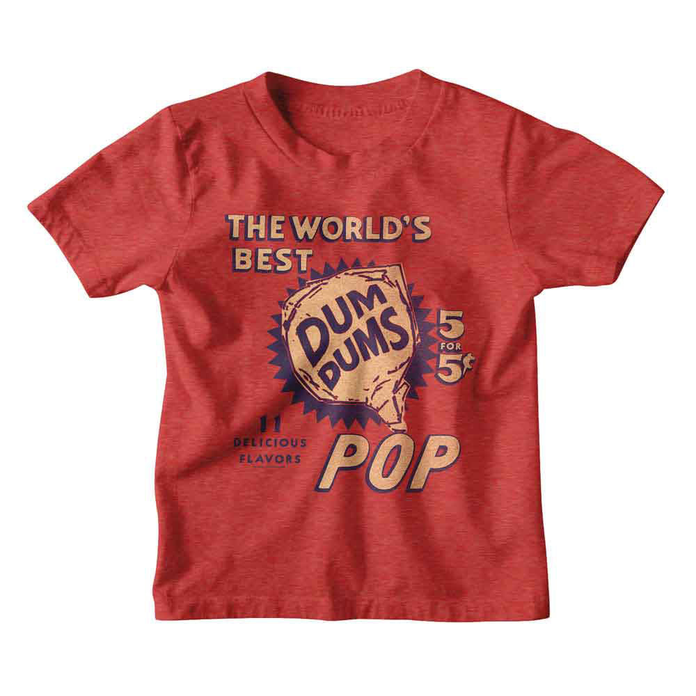 Dum Dums Five For Five Kids Childrens T-shirt Front