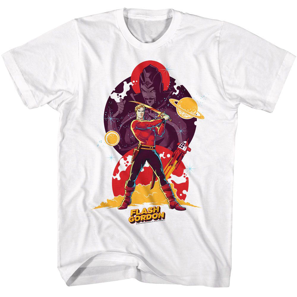 Flash Gordon And Ming T-shirt Front