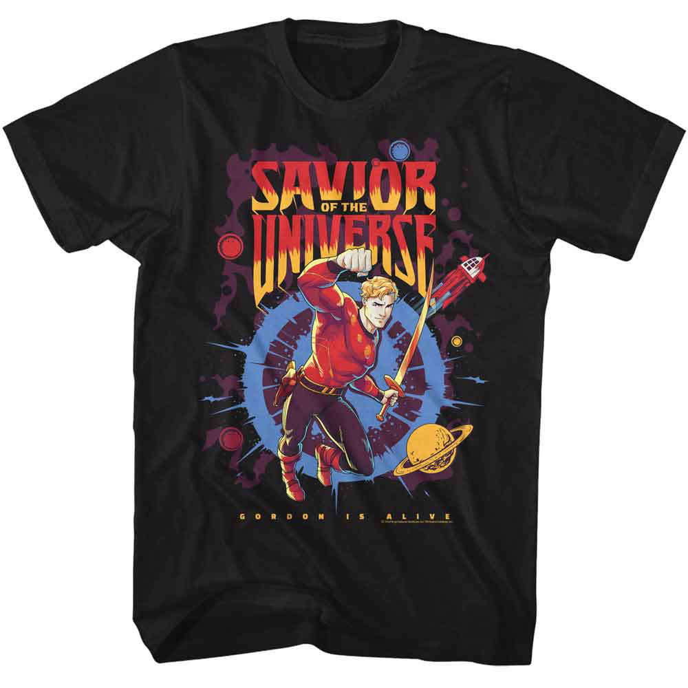 Flash Gordon Savior Of The Universe T-shirt Front