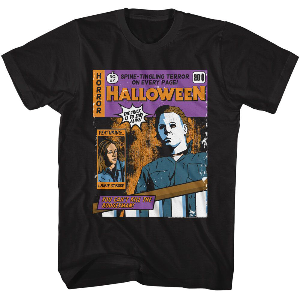 Halloween Comic Cover T-shirt Front