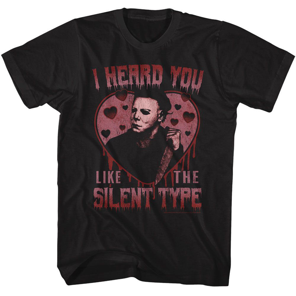 Halloween Silent Type T-shirt Front