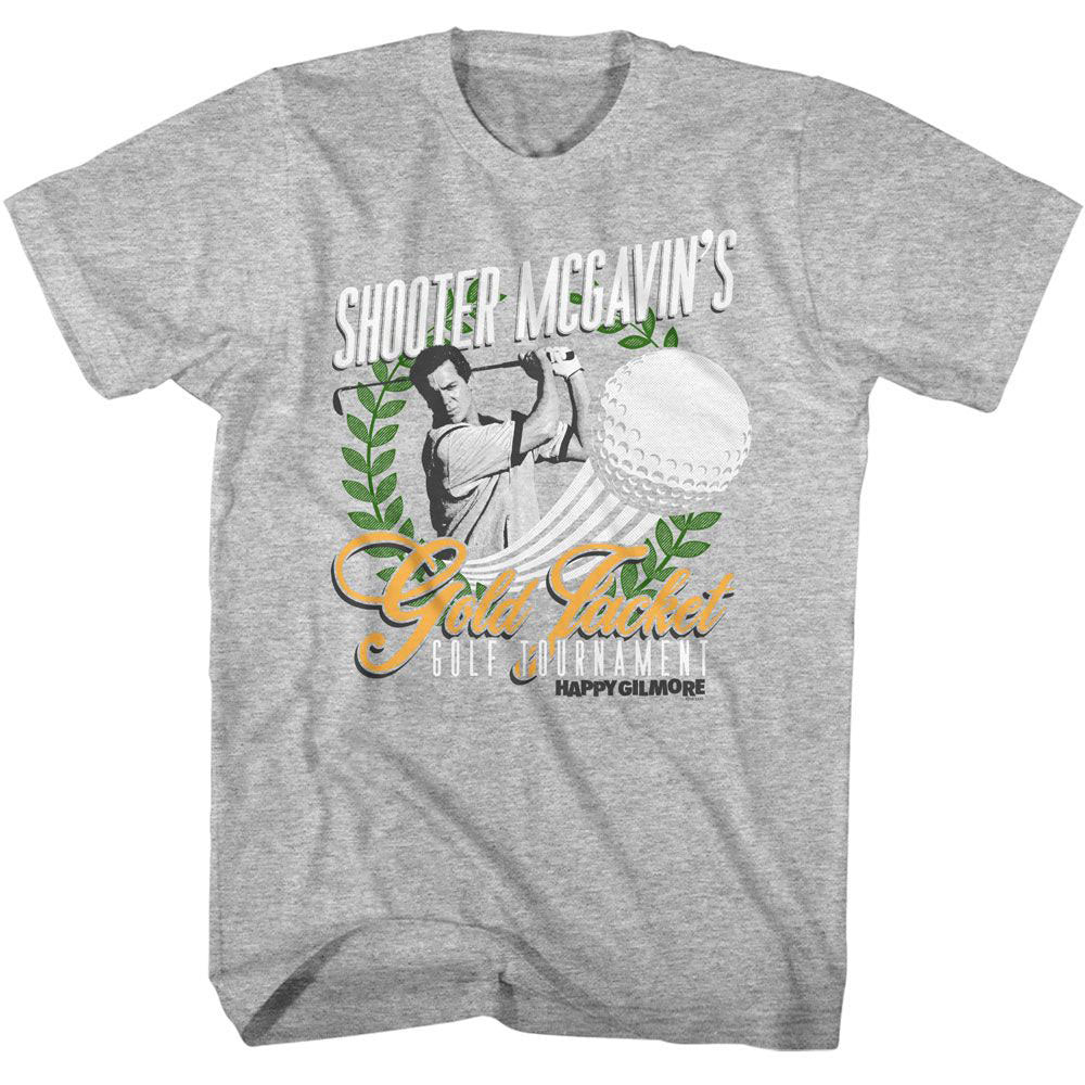 Happy Gilmore Gold Jacket Tournament T-shirt Front