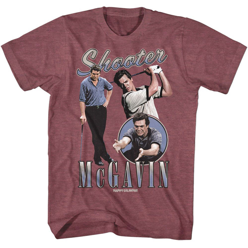 Happy Gilmore Shooter Montage T-shirt Front