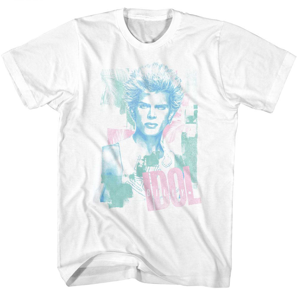 Billy Idol Pastel Billy T-shirt Front