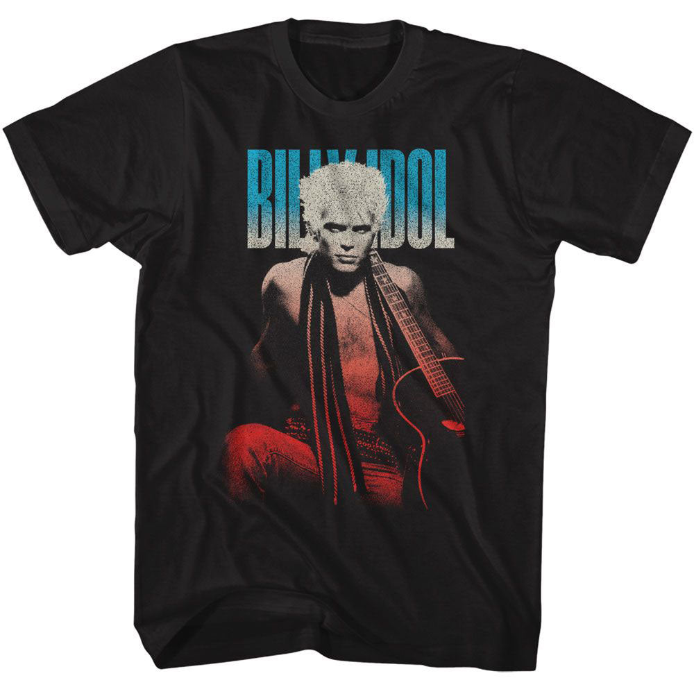 Billy Idol Patriotic Gradient T-shirt Front