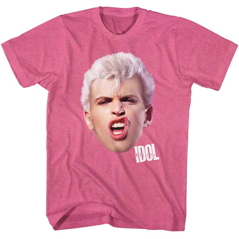 Billy Idol Big Ol Head T-shirt Front