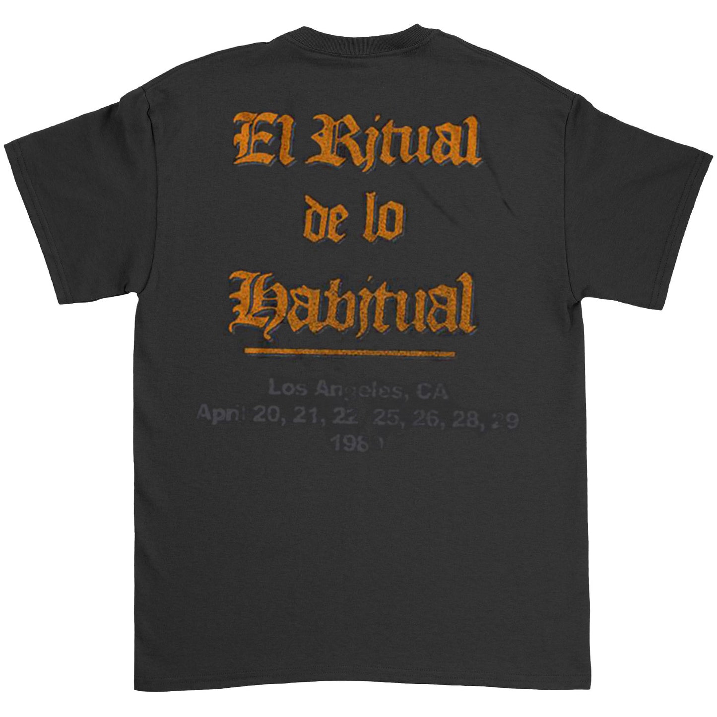 Janes Addiction El Ritual F B T-shirt Back