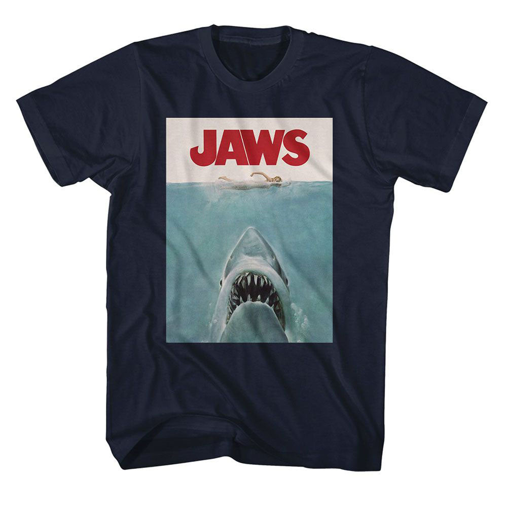 Jaws Poster T-shirt Front