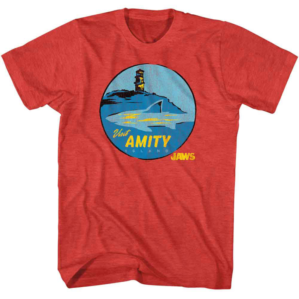 Jaws Visit Amity T-shirt Front