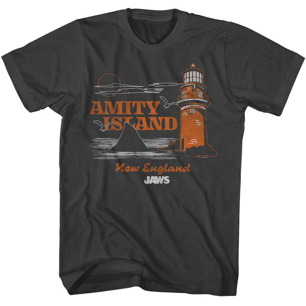 Jaws Amity Island Tourist T-shirt Front