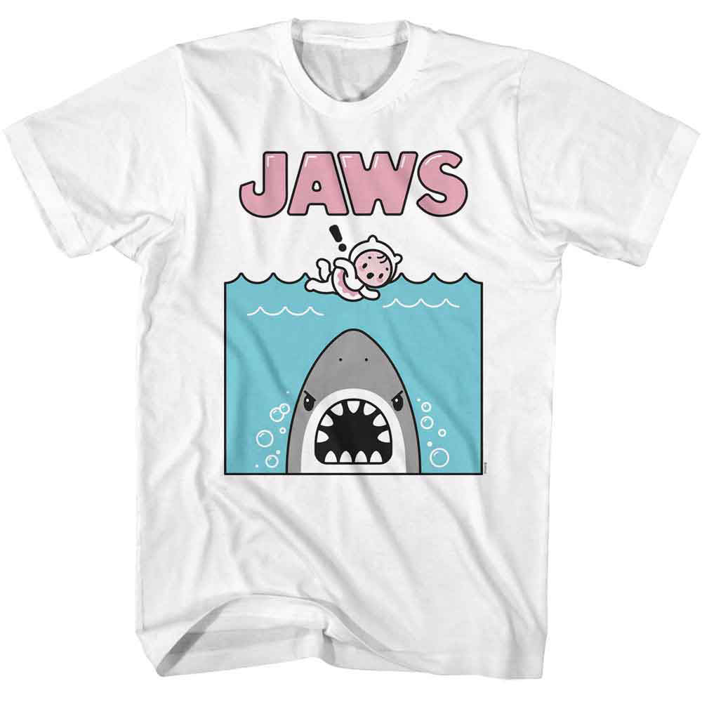 Jaws Kawaii Jaws Swim T-shirt Front