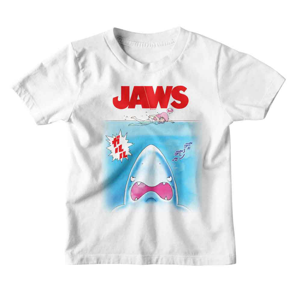 Jaws Retro Anime Kids Childrens T-shirt Front