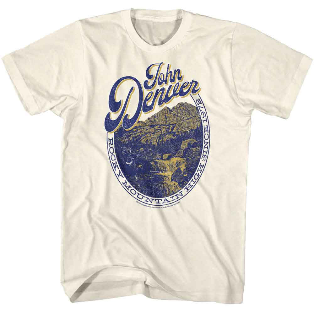 John Denver Rocky Mtn Medallion T-shirt Front