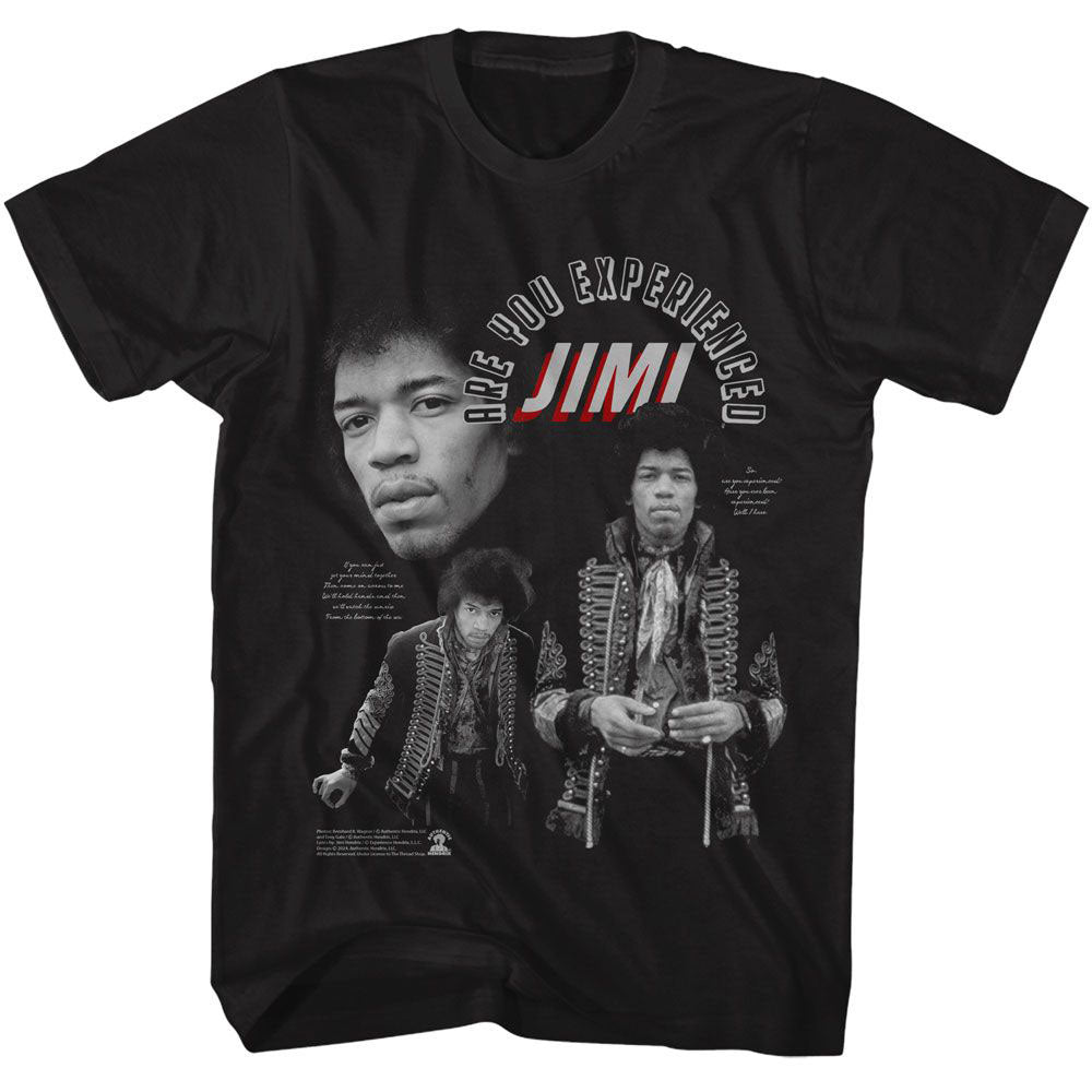 Jimi Hendrix Are You Experienced T-shirt Front