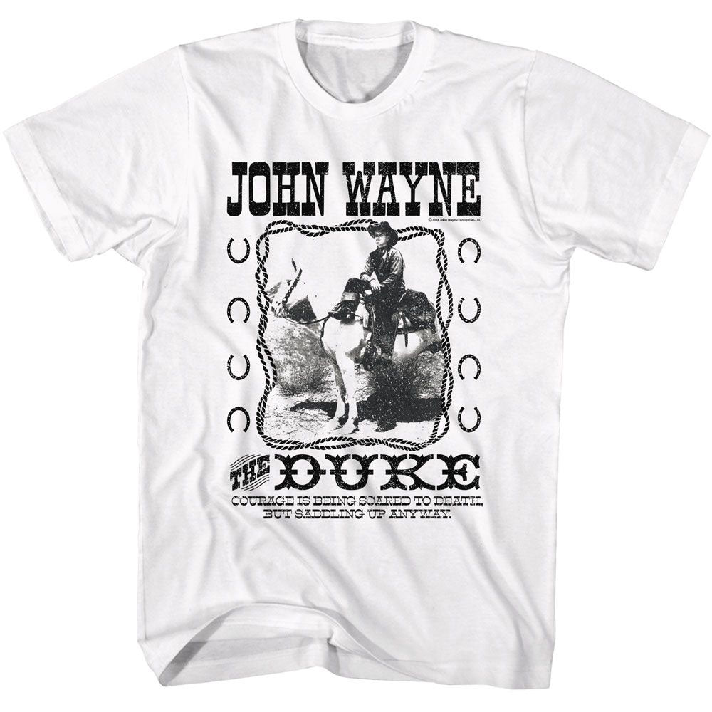 John Wayne Saddle Up Anyway T-shirt Front