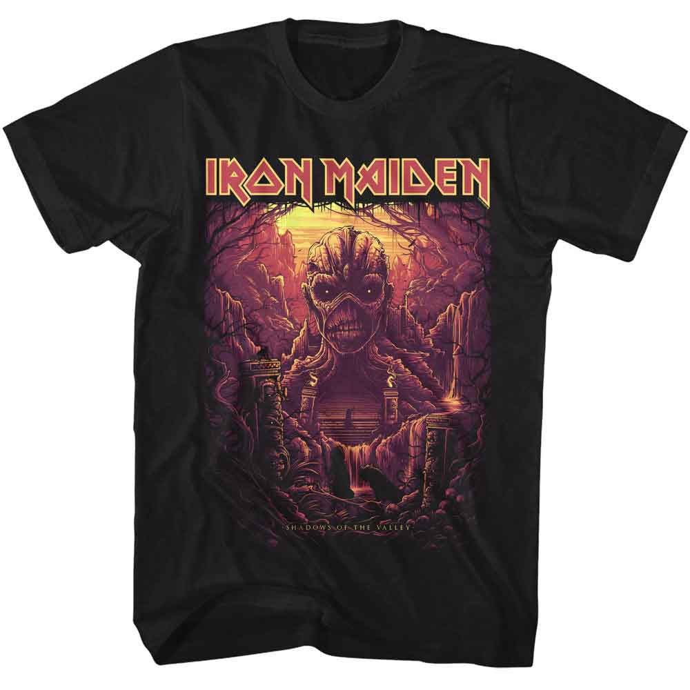 Iron Maiden Shadows Of The Valley T-shirt Front