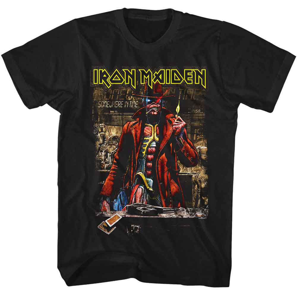 Iron Maiden Somewhere In Time Sepia T-shirt Front