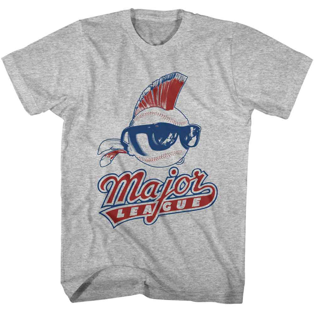 Major League Logo And Ball T-shirt Front