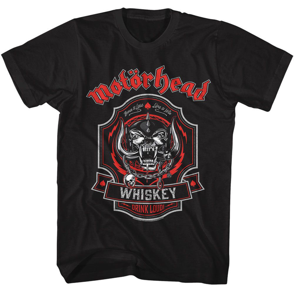 Motorhead Drink Loud T-shirt Front