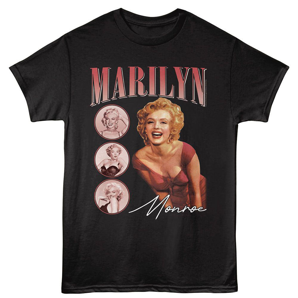 Marilyn Monroe 3 Circle Comp T-shirt Front