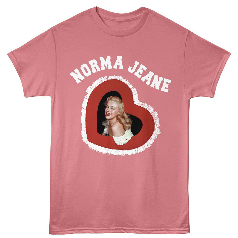 Marilyn Monroe Norma Heart T-shirt Front