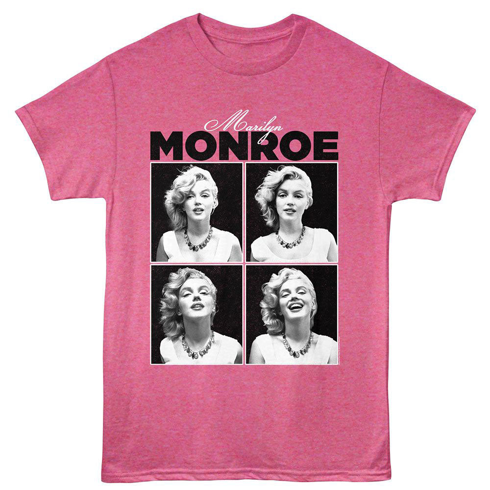 Marilyn Monroe 4 Photo T-shirt Front