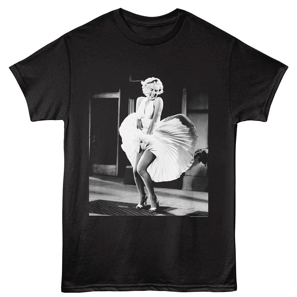 Marilyn Monroe Bw Dress T-shirt Front