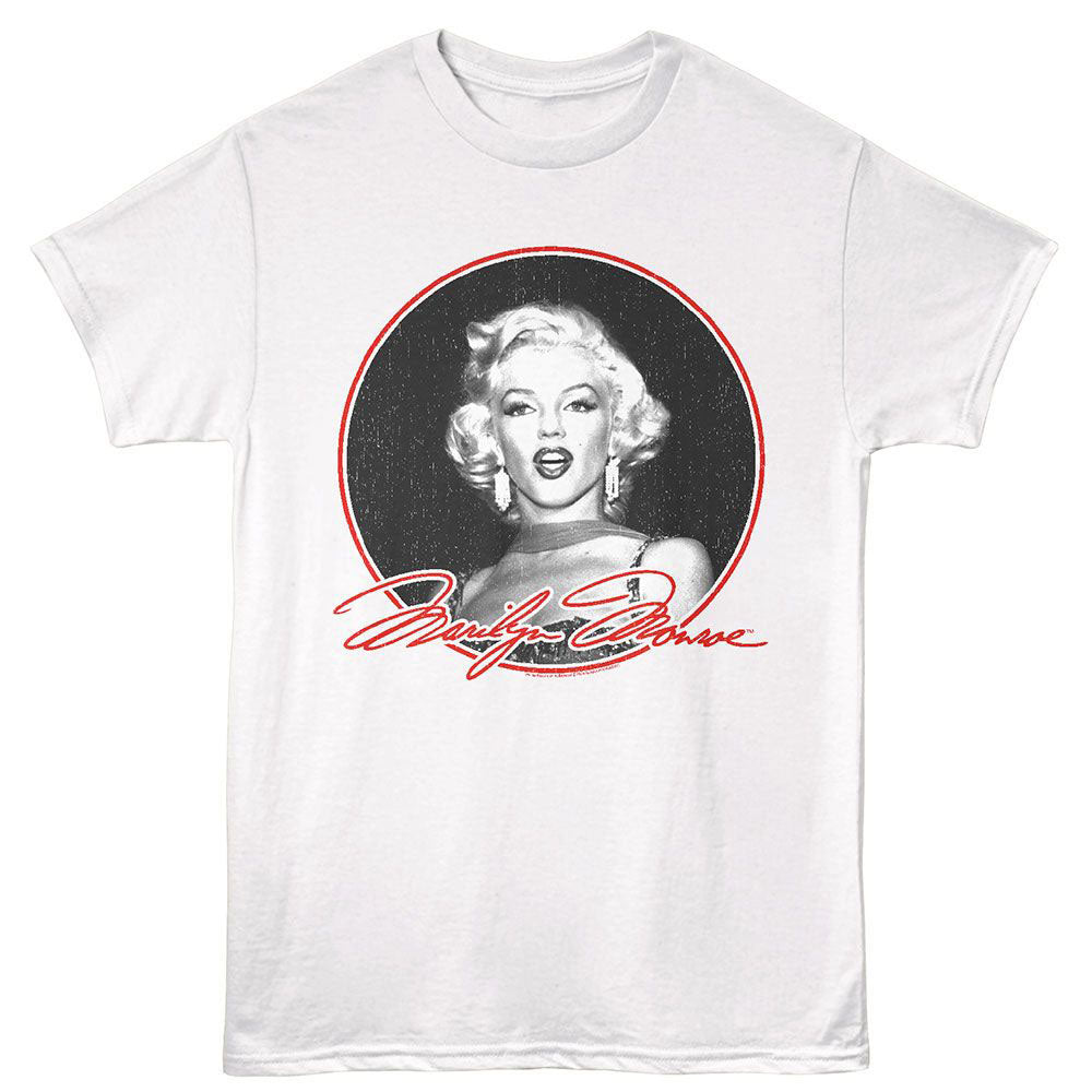 Marilyn Monroe In Circle T-shirt