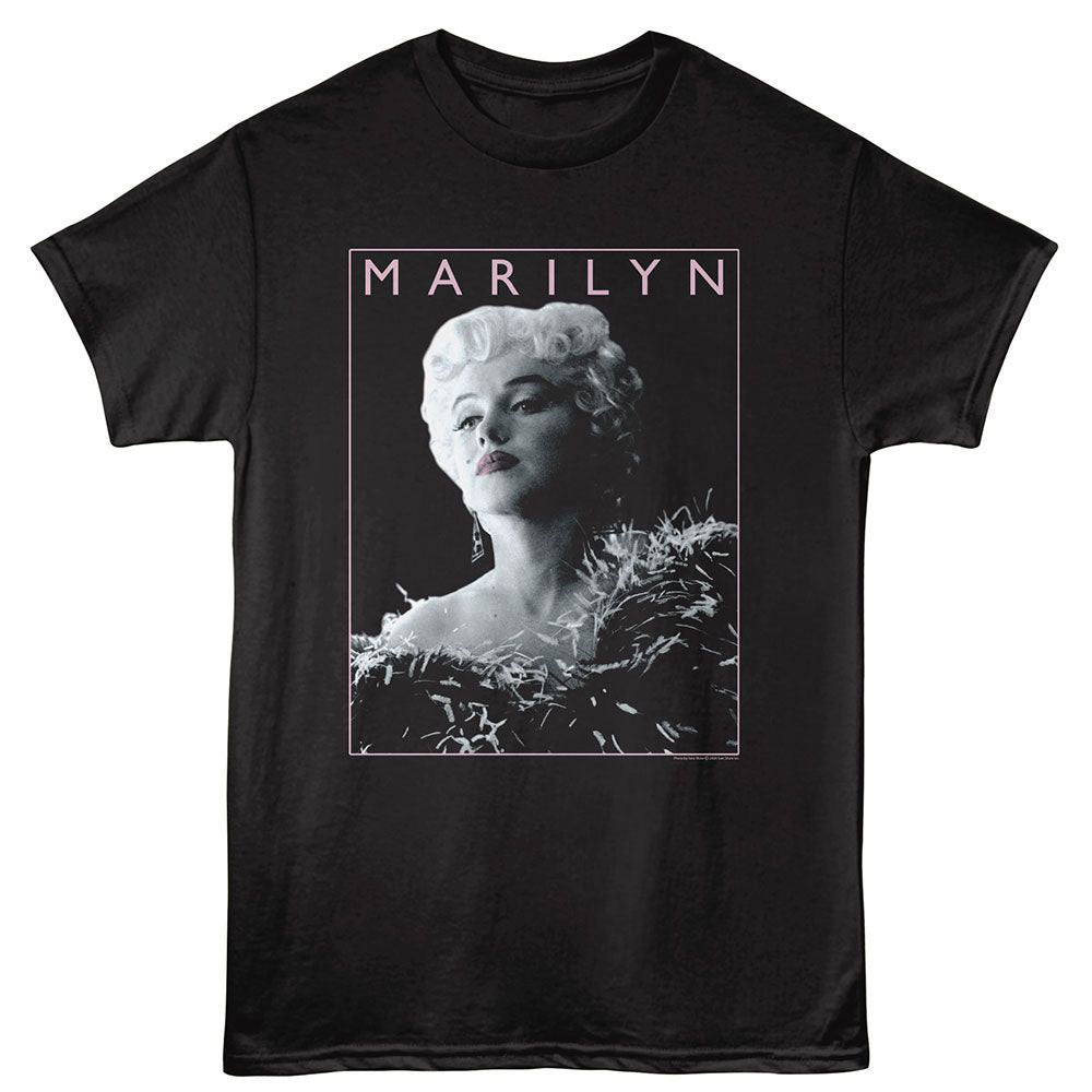 Marilyn Monroe Feathered Dress T-shirt Front