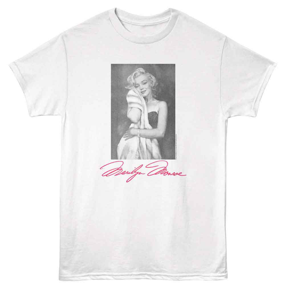 Marilyn Monroe Blanket T-shirt Front