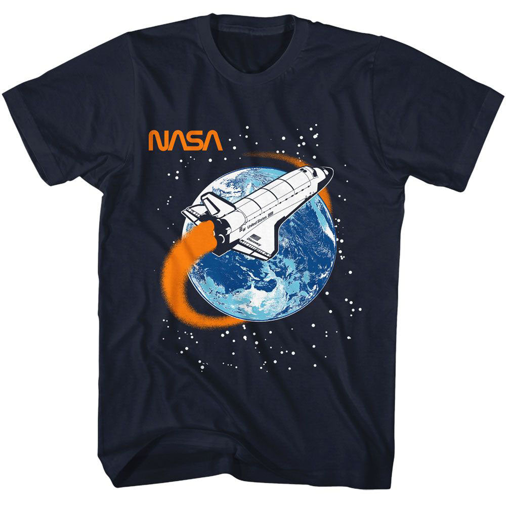 NASA Nasa Around The World T-shirt Front