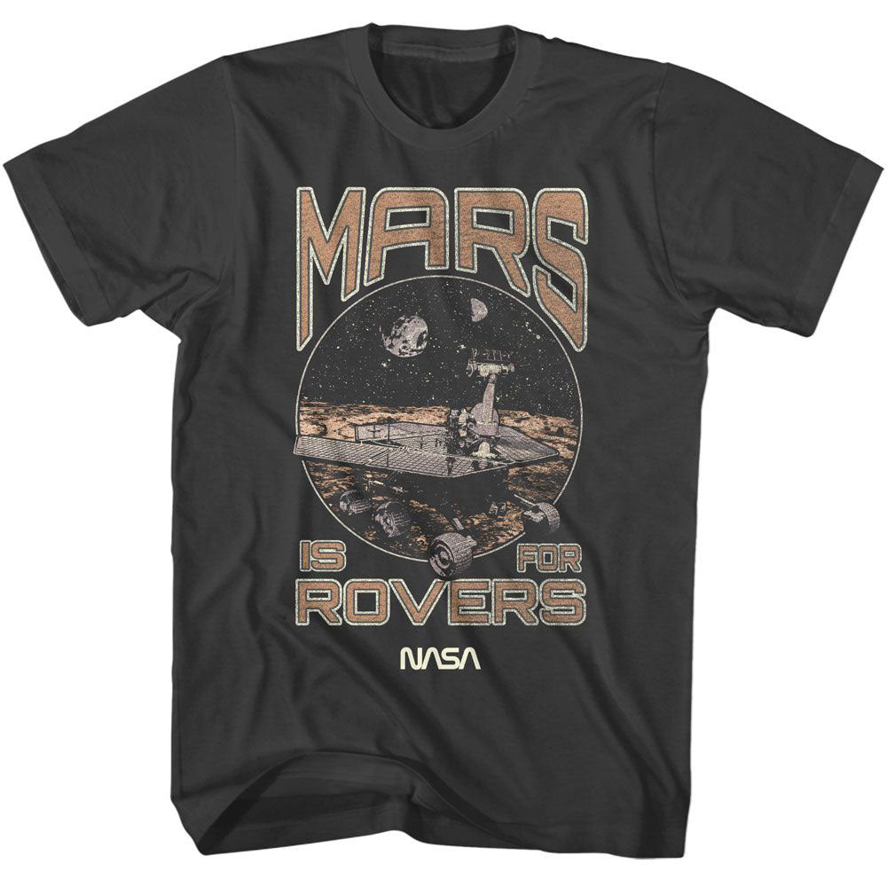 NASA Nasa Mars Is For Rovers T-shirt Front