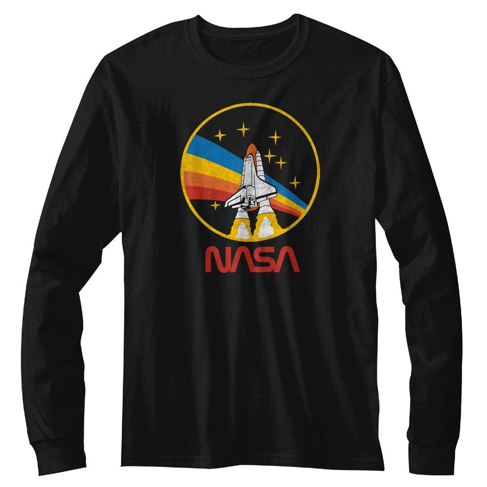 NASA Nasa Sts 28 Patch Long Sleeve Front