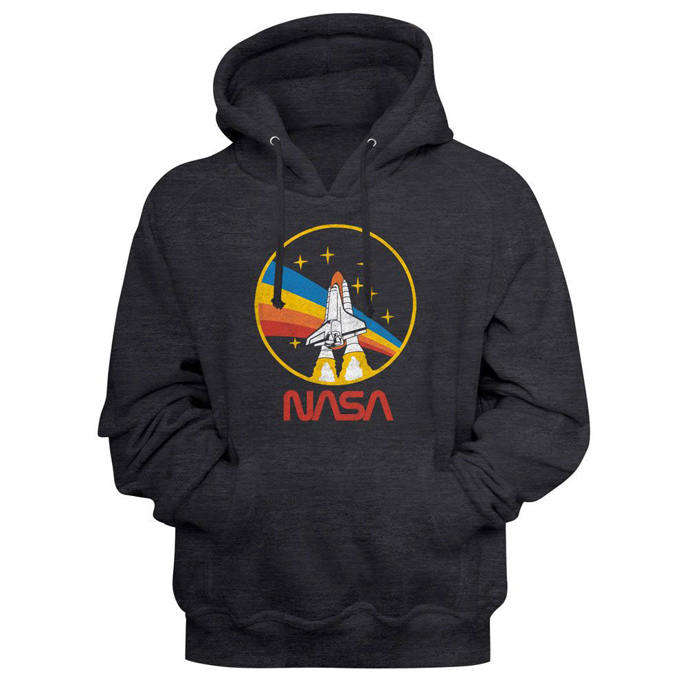NASA Nasa Sts 28 Patch Hooded Sweatshirt Front