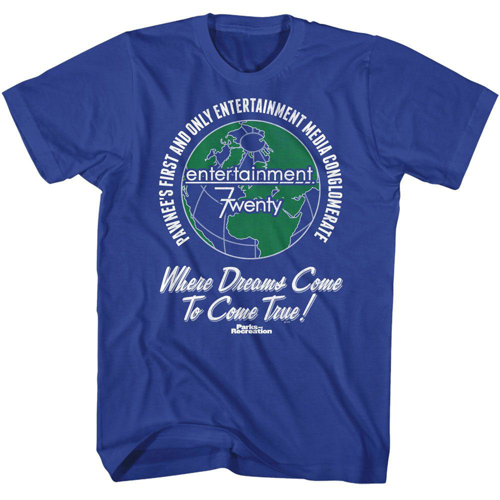 Parks And Recreation Dreams Come 2 Come True T-shirt Front
