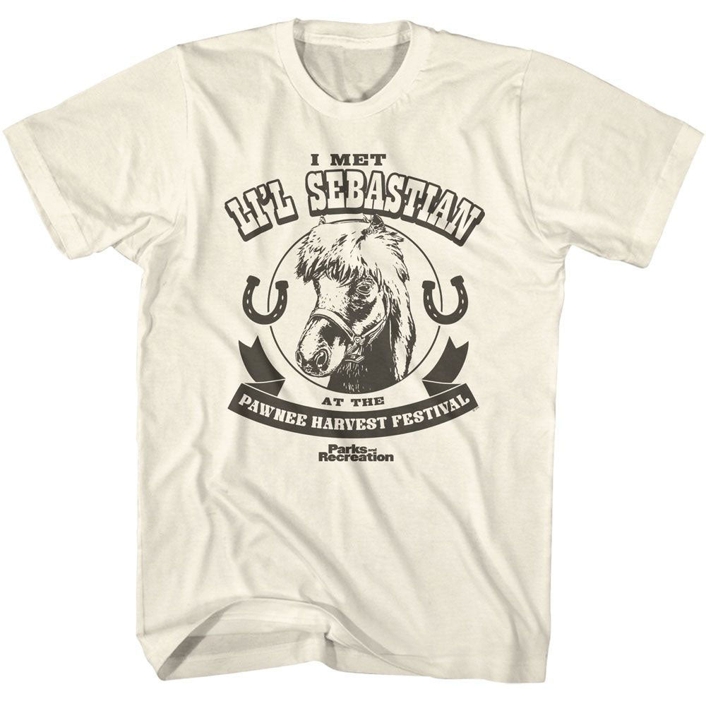 Parks And Recreation I Met Lil Sebastian T-shirt Front