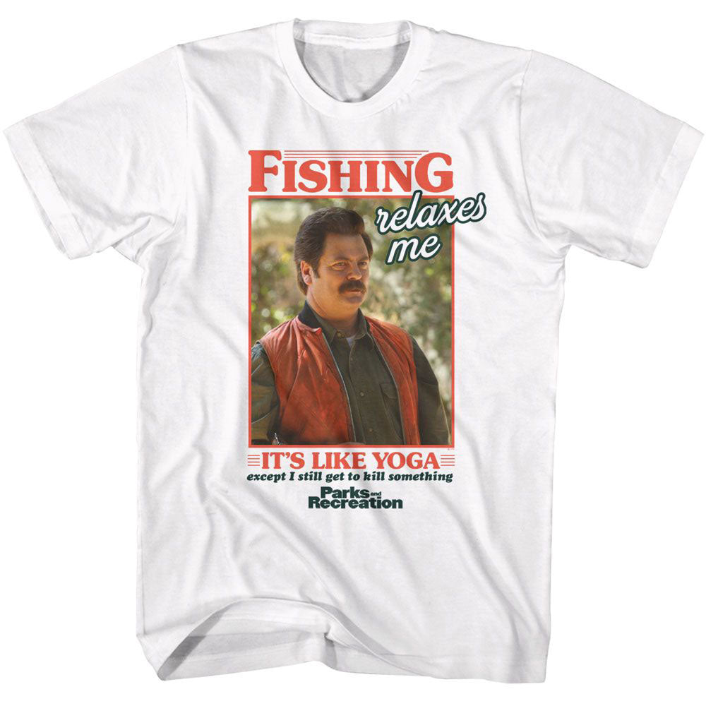 Parks And Recreation Its Like Yoga T-shirt Front