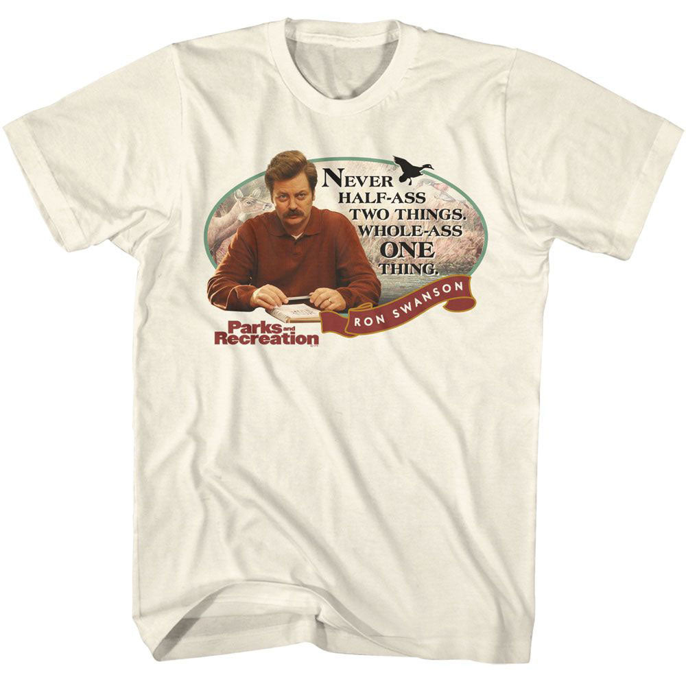 Parks And Recreation Whole A One Thing T-shirt Front