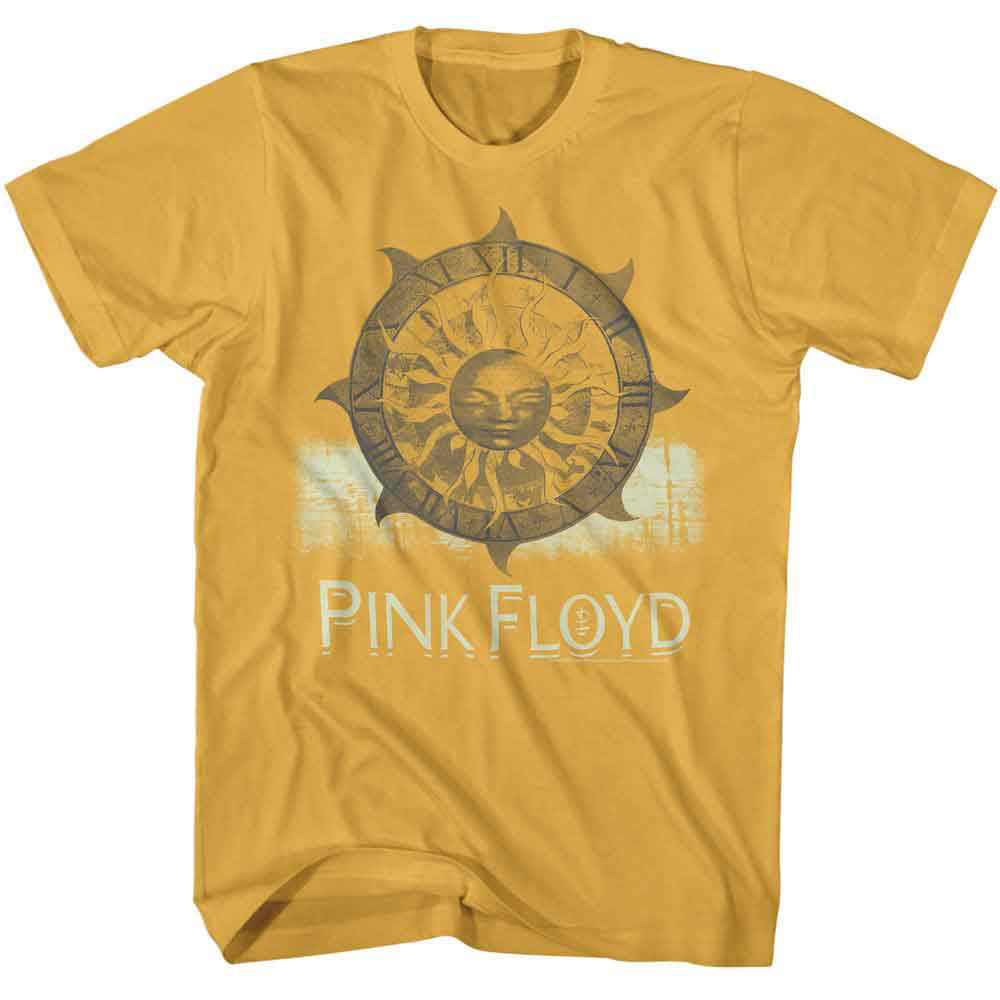 Pink Floyd Sun Clock T-shirt Front