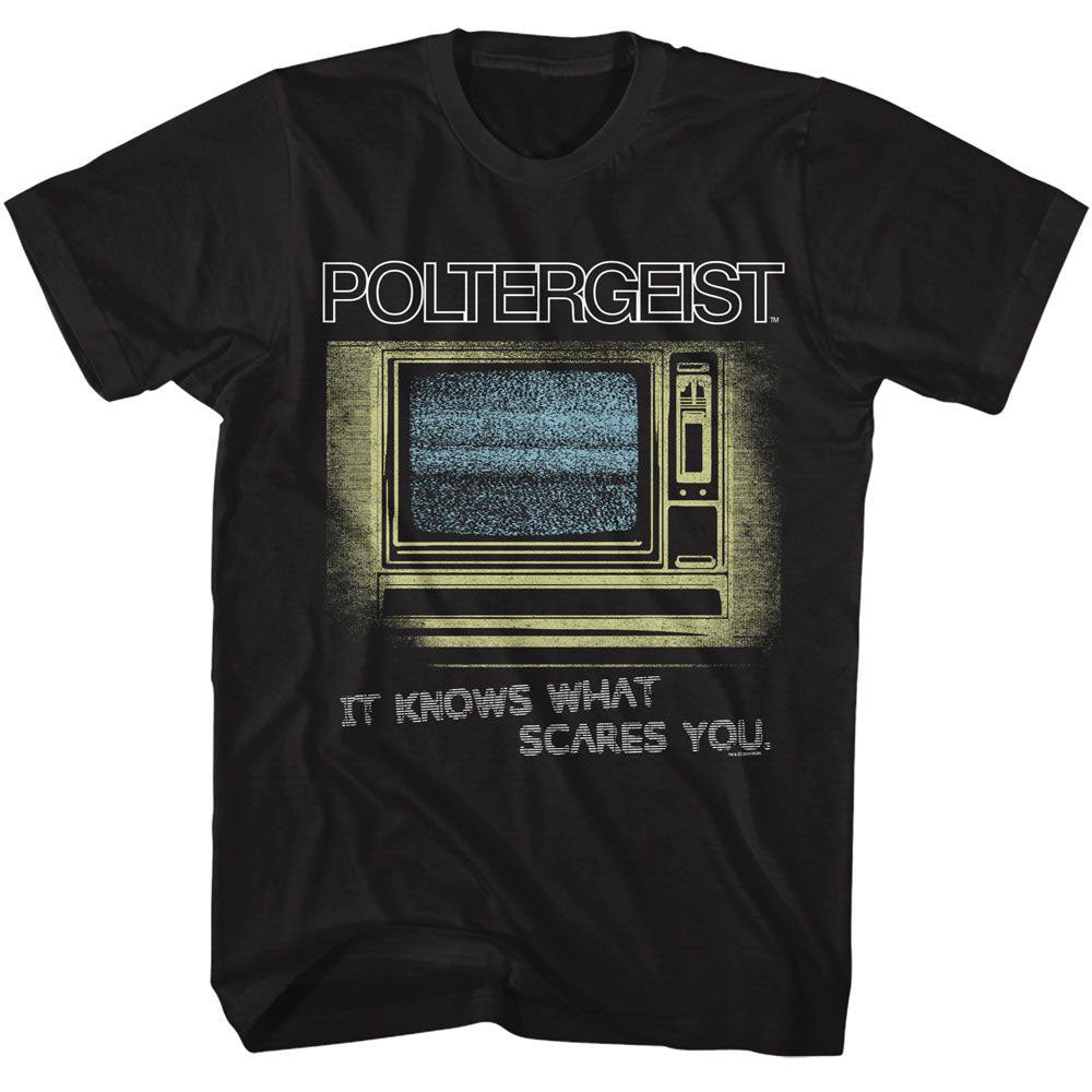 Poltergeist It Knows What Scares You T-shirt Front