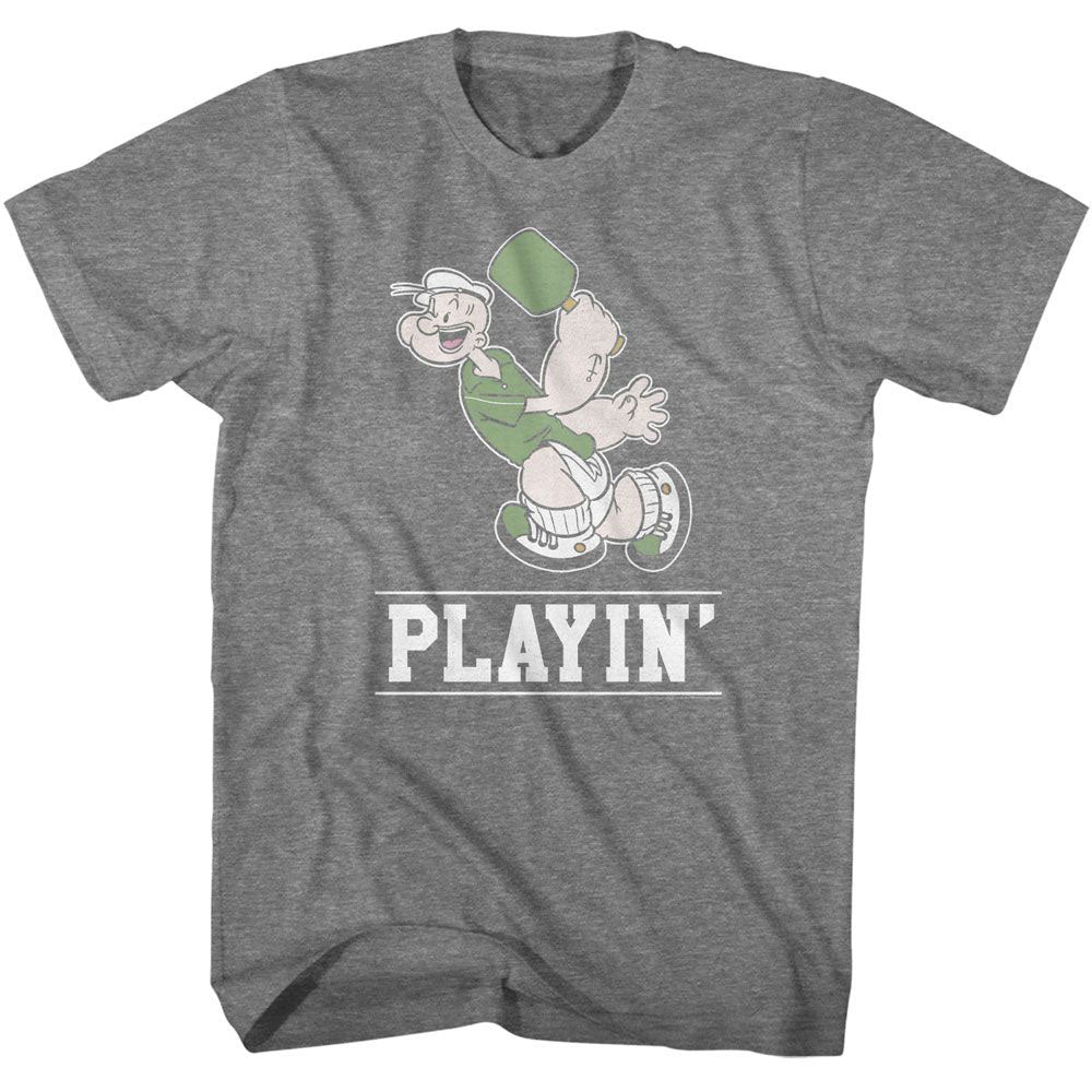 Popeye Playin T-shirt Front