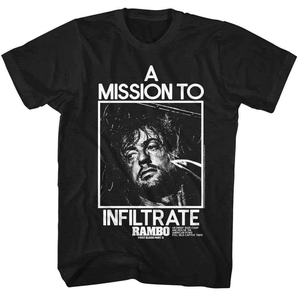 Rambo Infiltrate T-shirt Front