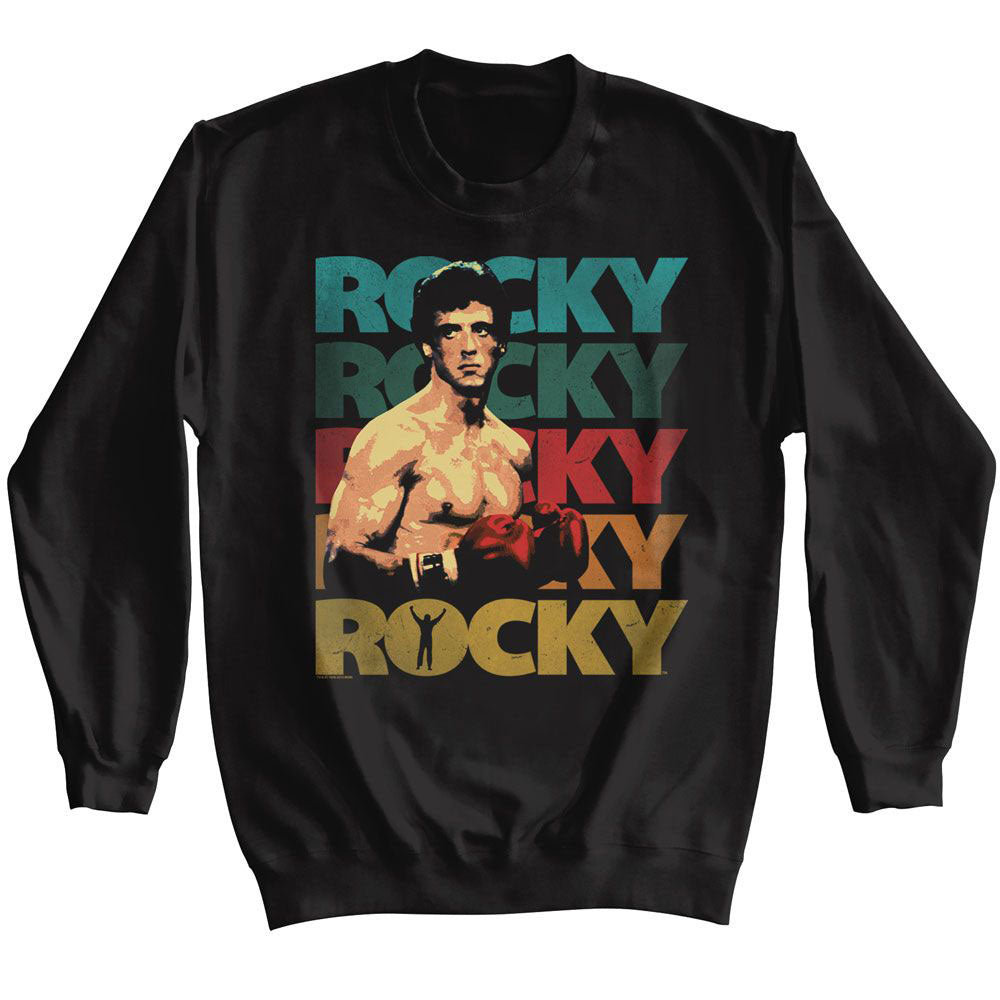 Rocky 70s Colors Sweatshirt Front