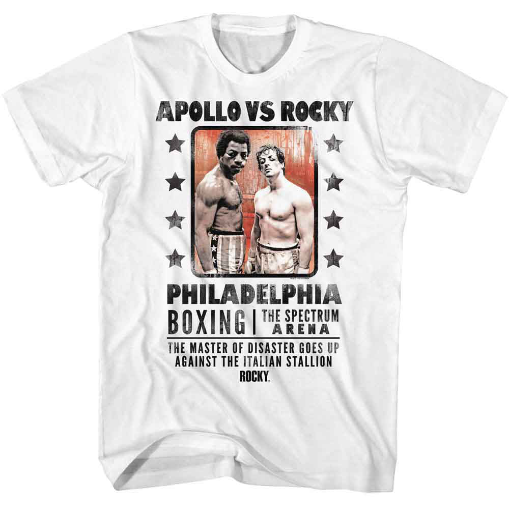 Rocky Vs Apollo T-shirt Front