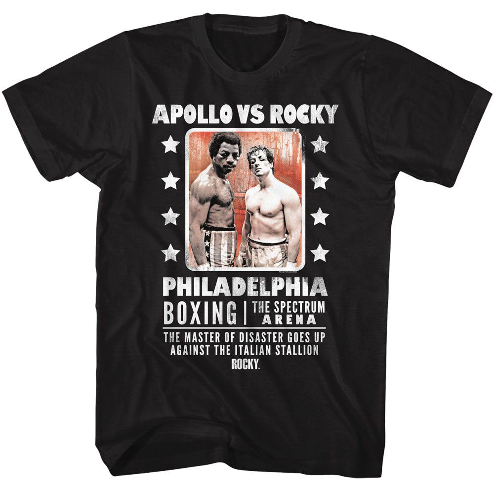 Rocky Vs Apollo T-shirt Front