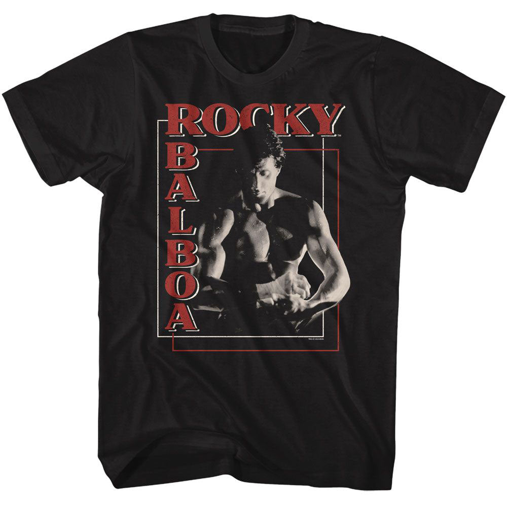 Rocky Balboa Boxes T-shirt Front