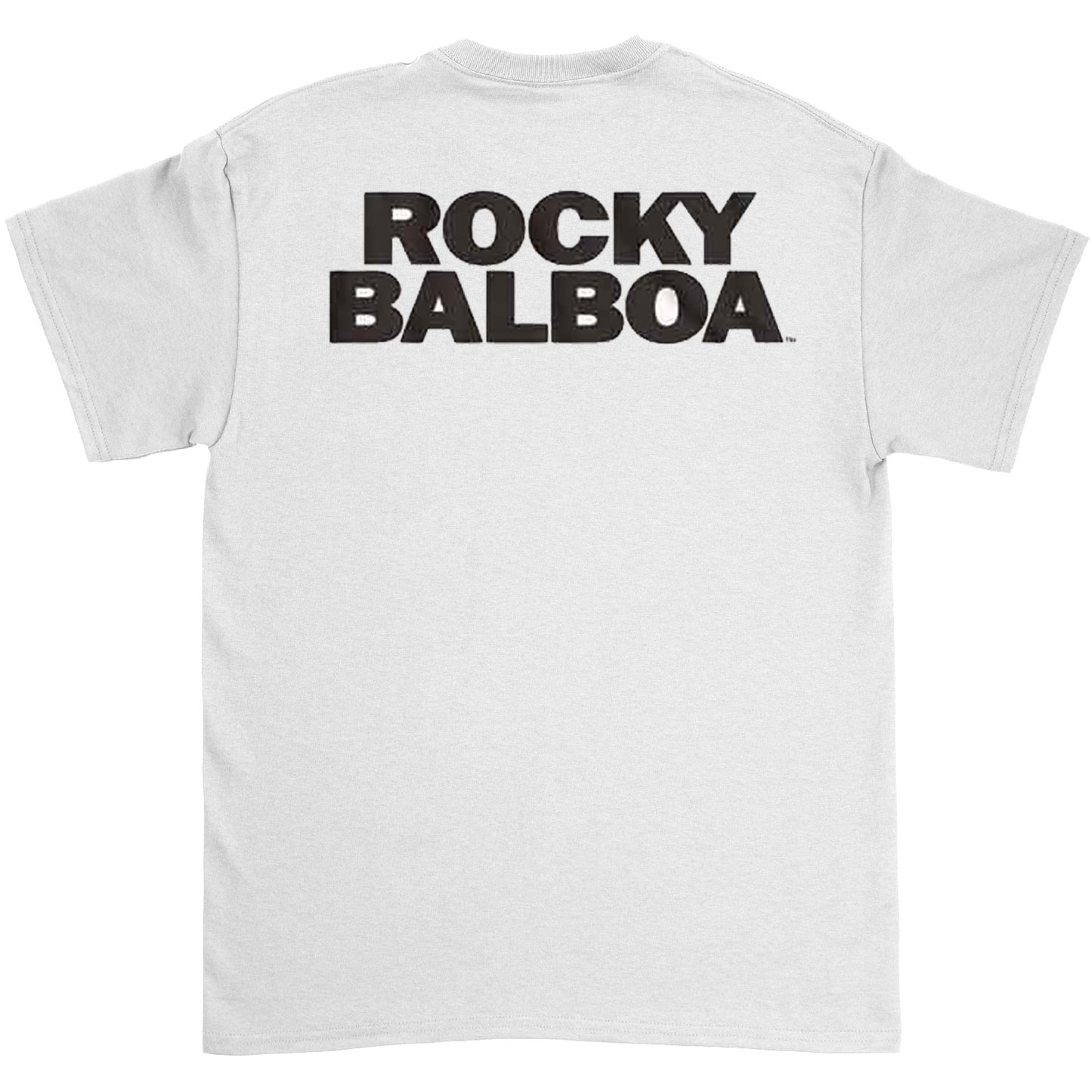 Rocky Sky Punch Balboa T-shirt Back