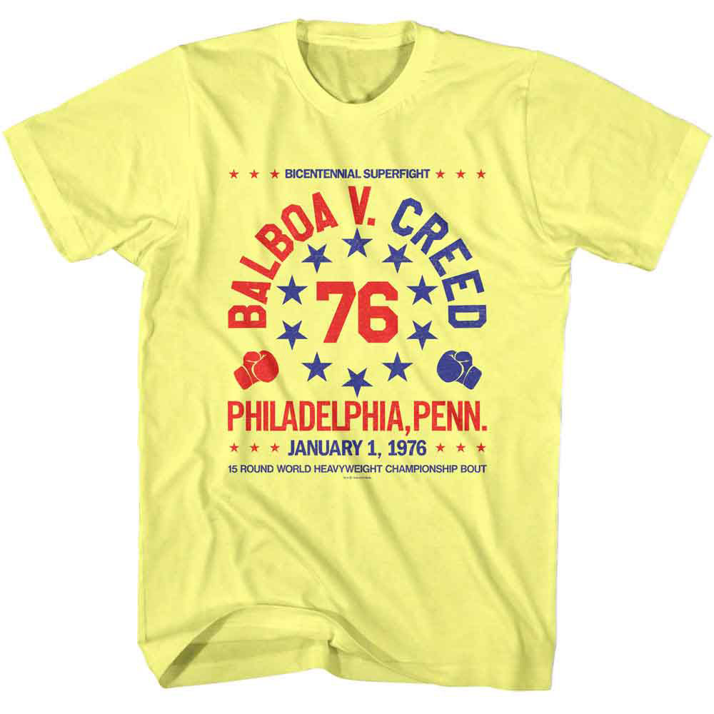 Rocky Balboa V Creed 76 T-shirt Front