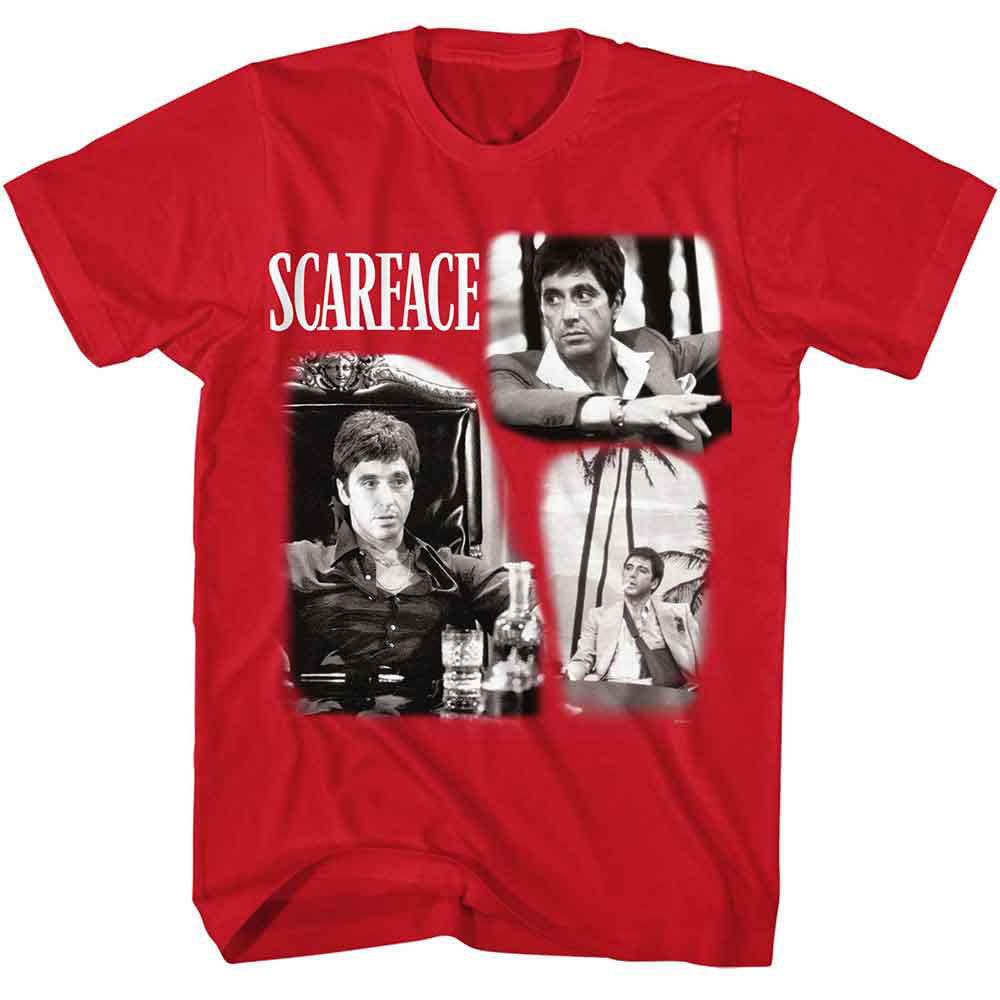 Scarface World Is Yours Collage T-shirt Front